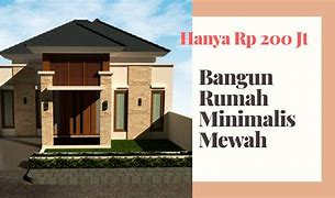 Bangun Rumah Budget 200 Juta