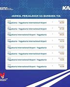 Jadwal Kereta Api Bandara Yia Ke Yogyakarta